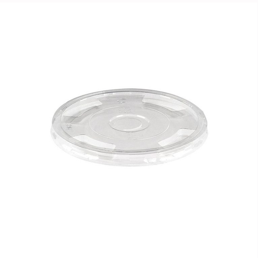 Lid Clear PLA Straw Slot 9,12,16,20oz (1000)
