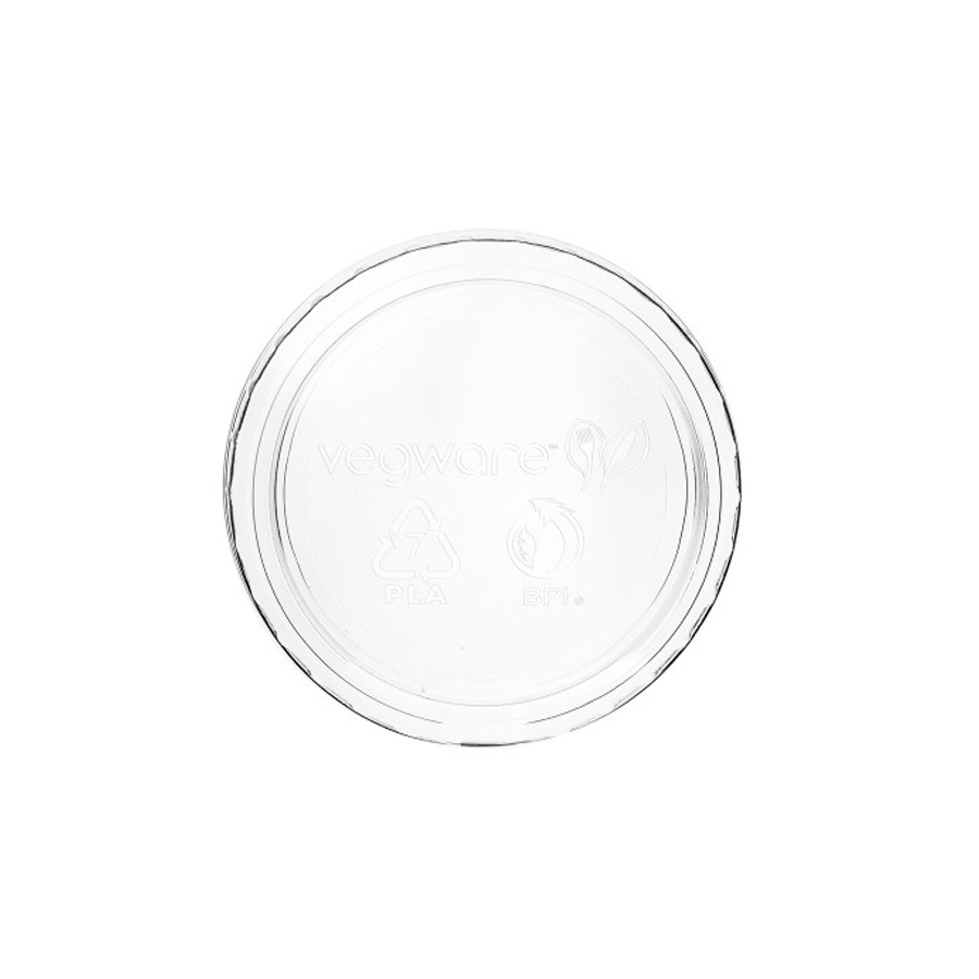 Portion Tub Lid Clear Cold PLA 2-4oz 56ml (2000)