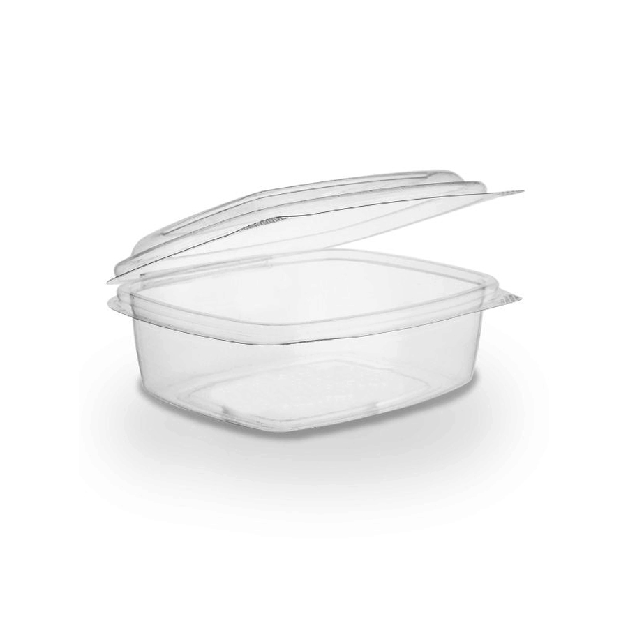 Clear Hinged Deli Tub PLA 12oz 340cc (450)