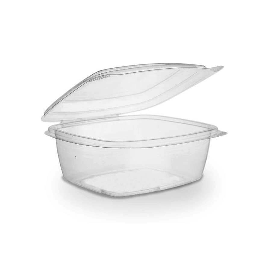 Clear Hinged Deli Tub PLA 24oz 680cc (300)
