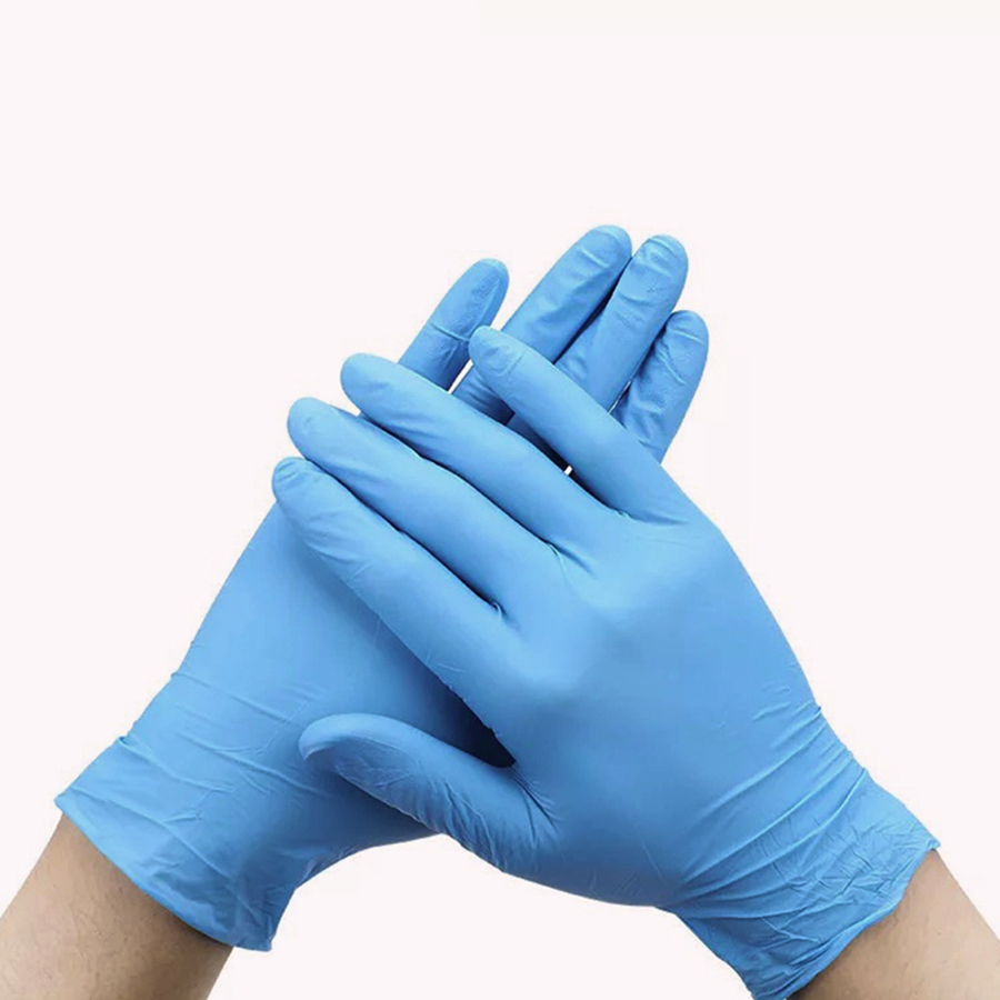 Gloves Nitrile  Blue Powder Free Large (100)