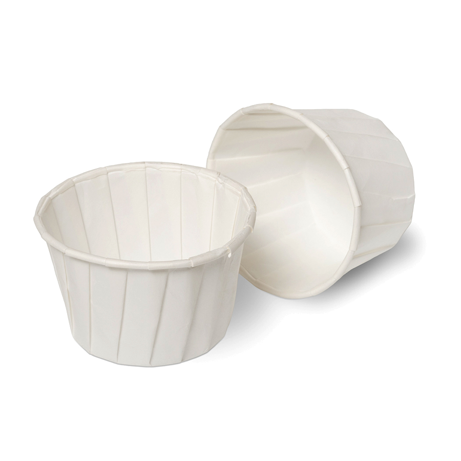 Souffle Paper Sauce Pot White 28ml 1oz (5000)