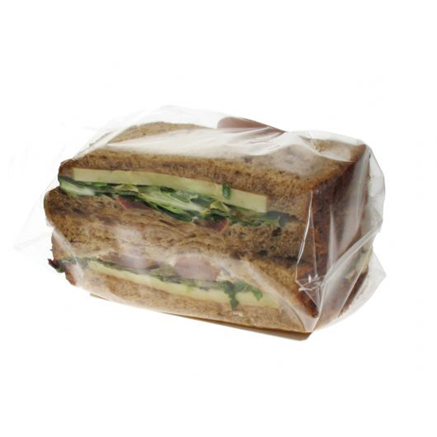 Kraft Stack Sandwich With Film Bloomer 228 x 200mm (500)
