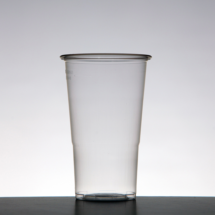 Tumbler Half Pint Clear CE Market To Line  340ml (1000)