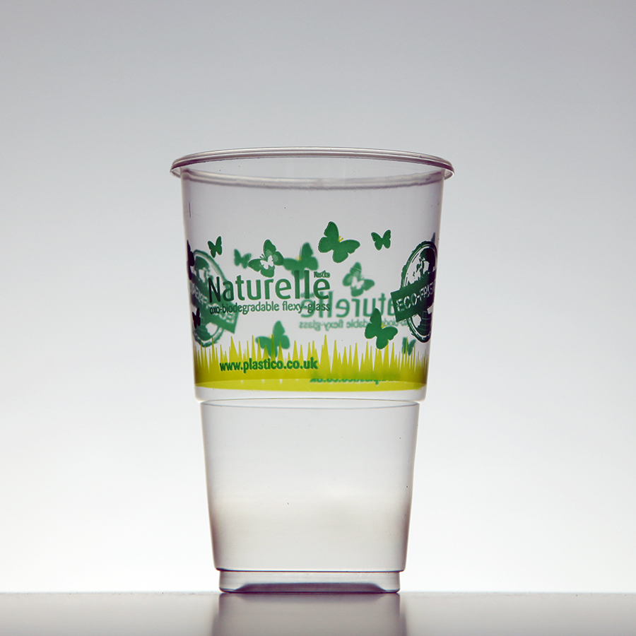 Tumbler Half Pint Clear Naturelle Design CE Marked To  Line 340ml (1000)