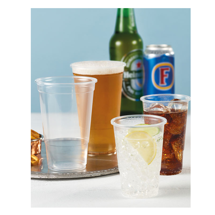 Tumbler Pint Clear CE Marked To Line 568ml 20oz (1000)
