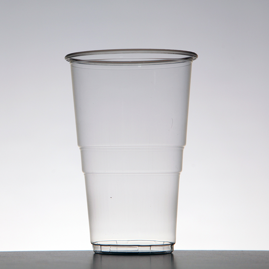 Tumbler Pint Clear CE Marked To Rim PP 20oz 568ml